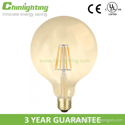 Dimmable high quality 6W 8W 2700K/3000K/6000K/6500K led G95 globe bulb